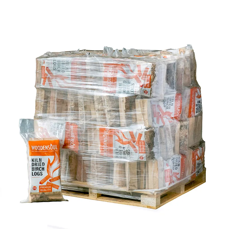 Kiln Dried Logs in Plastic bags